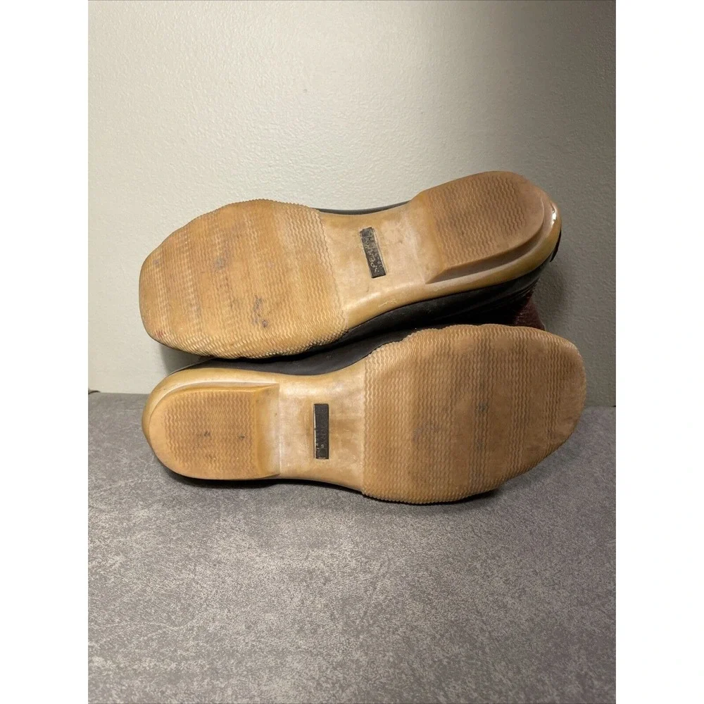 Sperry Women's Sz 6 Bootie Saltwater Duck Waterproof Rubber‎ Brown Boots Gum